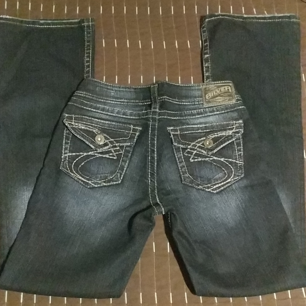 Silver jeans